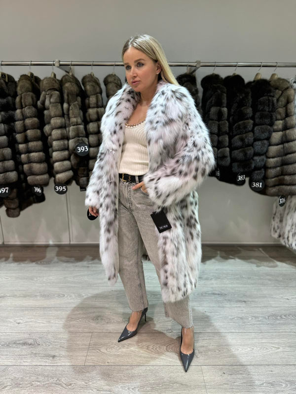 White lynx coat