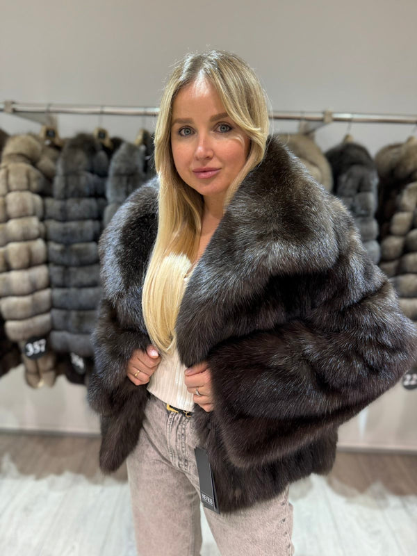 exclusive sable fur coat