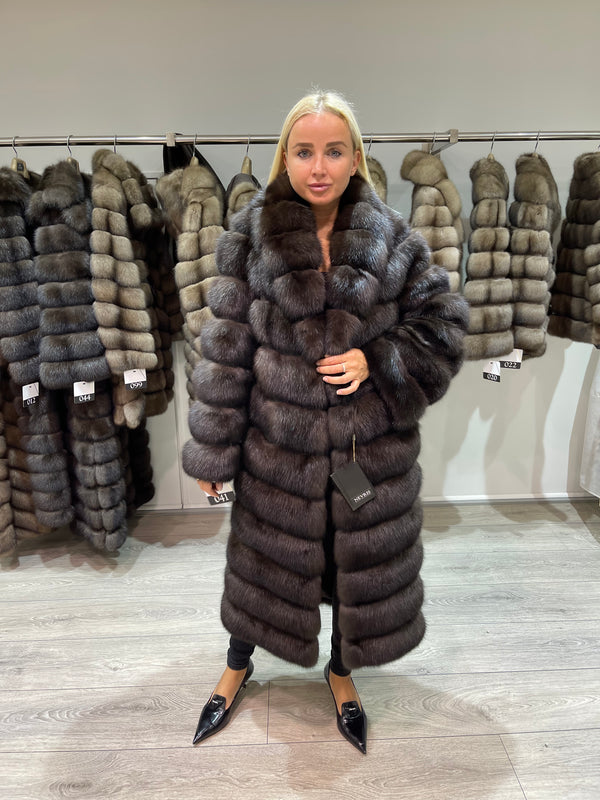 Long fur coat from Barguzin sable