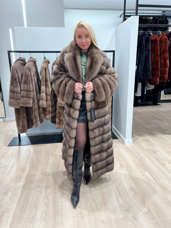 Sable fur coat by Manzari