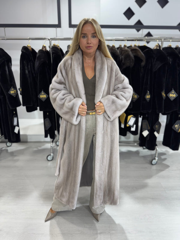Silver Full-Length Mink Coat
